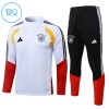 Tyskland Trænings Sweatshirt 2026-27 Kvart-Zip Hvid TIL Børn